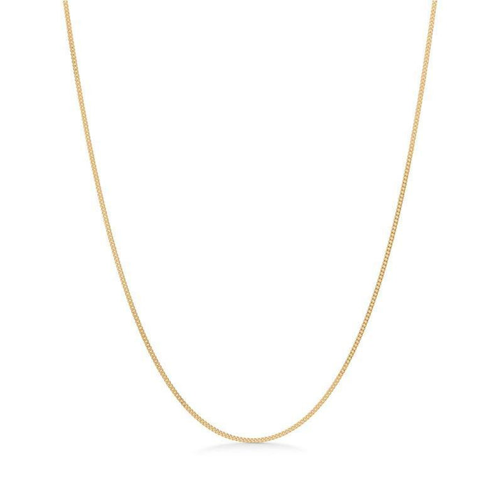 Mads Z 14kt necklace armor 75-80cm, classic gold chain in armor design. Model 9520122