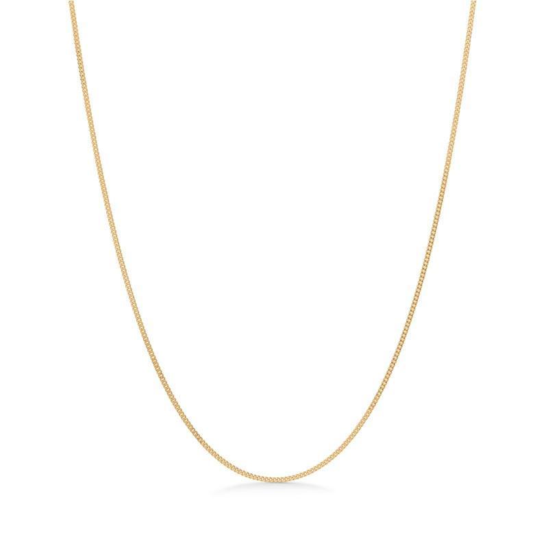 Mads Z 14kt Armor chain 50-55cm shows a classic gold-colored armor chain in a simple design. Model 9520121-9520121-1