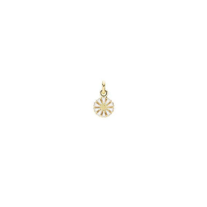 Daisy gold-plated gold pendant 7.5 mm shows a small daisy pendant in white and gold color. Model 908075-M-908075-M-1