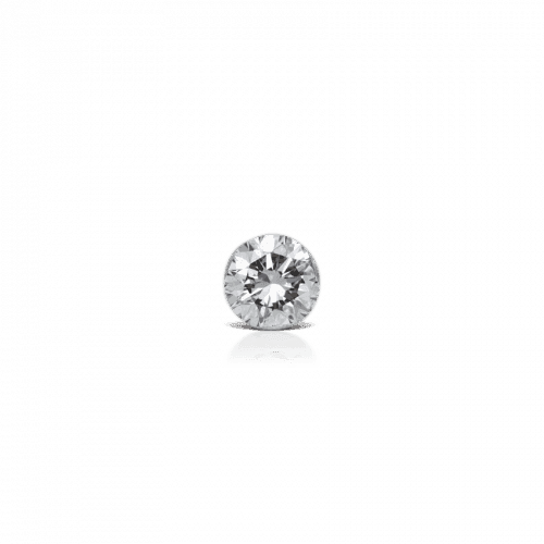 Maria Tash 2.5mm Invisible Set Diamond Threaded Stud 18kt, clear diamond in simple, elegant style. Model XIV25D-001-2