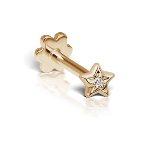 Diamond stud earrings 