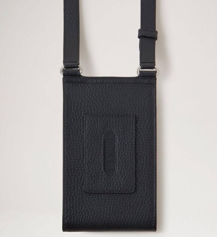 Mulberry Bag Mini Antony Black shows a small black leather bag with adjustable strap and structure, Model RL6874736A100